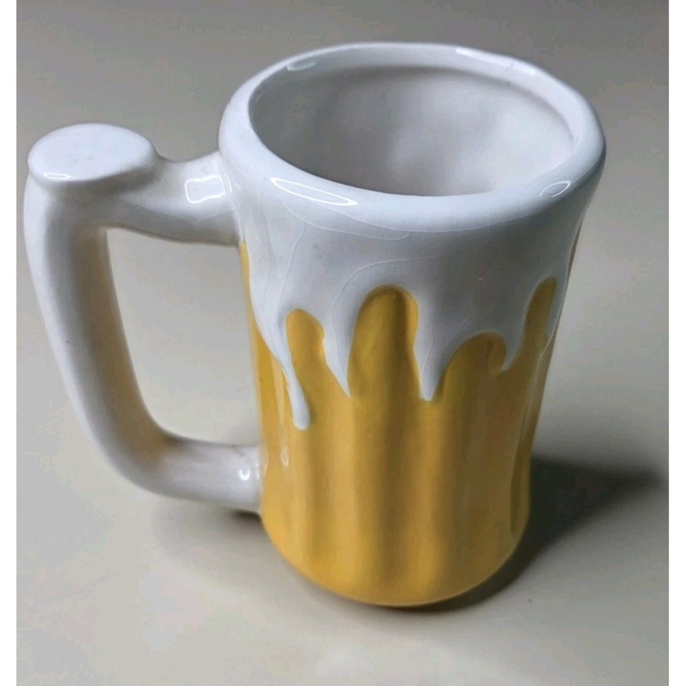 Zak Design frothy mug of beer look novelty 12oz coffee cup